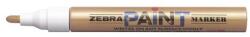 Zebra Marker cu vopsea, 3 mm, ZEBRA "Marker cu vopsea", auriu