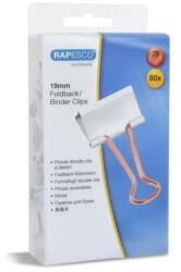 Rapesco Cleme pentru documente, 19 mm, RAPESCO, albe, 80 buc