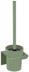 WENKO Perie de WC verde autoadezivă cu Turbo-Loc din plastic Lizan - Wenko