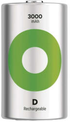 GP Batteries ReCyko 3000mAh HR20/2BP B2543 NiMH góliát akkumulátor D újratölthető elem (GP-ReCyko-HR20-2-3000)