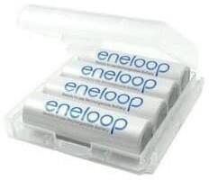 Panasonic eneloop 750mAh HR03/4T BK-4MCCE NiMh mikro akkumulátor AAA újratölthető elem (Panasonic-eneloop-HR03-4-Tok-750)
