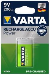 VARTA 200mAh HR22 56722 NiMh akkumulátor 9V újratölthető elem (Varta-Power-HR22-200)