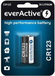 everActive CR123A 3V Lithium fotóelem (Everactive-CR123)