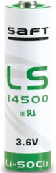 Saft LS14500 ER14505 SL760 3, 6V Lithium elem (Saft-LS-14500)
