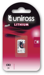 Uniross CR2 U1CR2 3V Lithium fotóelem (Uniross-CR2)