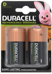 Duracell 3000mAh HR20/2BP DC1300 TORCIA MONO NiMh góliát akkumulátor D újratölthető elem (Duracell-HR20-2-3000)