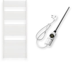  Törölközőszárító radiátor elektromos fűtőpatronnal 75 x 180 cm - Nero Italia C-800W (fehér)