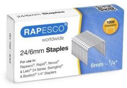 Rapesco 24/6-os tűzőkapcsok, horganyzott, RAPESCO, 1000 db