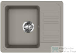 Evido HOME 45 S Compact gránit mosogató 575x460 mm, platina 442066 (442066)