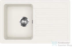 Evido HOME 45 S gránit mosogató 765x460 mm, fehér 442206 (442206)