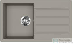 Evido EASY 45 S gránit mosogató, 760x440 mm, platina 442068 (442068)