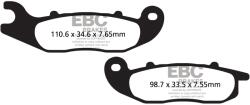 EBC Brakes EBC SFA693HH erősített robogó fékbetét (1 tárcsához) EBC Brakes Fékrendszer és alkatrészei Fékbetétek, fékpofák és féktárcsák Tárcsafékbetétek