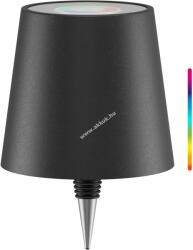 Goobay vezeték nélküli RGBW LED palacklámpa, érintésvezérlés, 3W 140lm, IP44, 1800mAh Li-ion