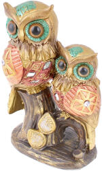 TifanTEX Statuetă Bufnițe 13cm (Decorațiune pentru casă, statuetă din) (7160H7)