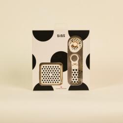 BIBS Studio Polka ajándékcsomag - krémfehér/fekete