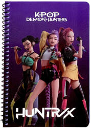 GIM K-pop Démonvadászok Singer Trio B/5 vonalas spirál füzet 70 lapos GIM36402402A (GIM36402402A)