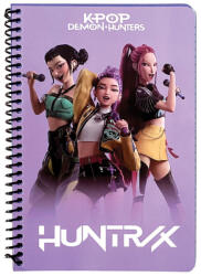 GIM K-pop Démonvadászok Singers B/5 vonalas spirál füzet 105 lapos GIM36402403A (GIM36402403A)