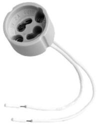 LS GU10 Foglalat PORCELÁN 15cm kábel (RGU10)