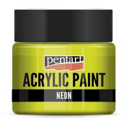 Pentart neon akrilfesték, 30 ml - zöld