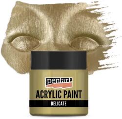 Pentart Delicate metál akrilfesték, 50 ml - arany