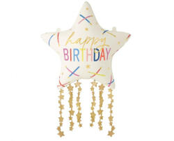 GoDan Lufi 34" 85cm Happy Birthday csillag (LUFI716825)