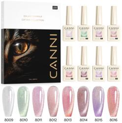 CANNI HEMA FREE szett 8x9ml - No. 02 - Pink Planet Cat Eye Collection (13031BK)