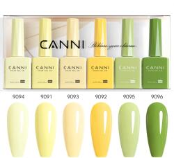CANNI HEMA FREE UV/LED gél lakk szett 6x9ml - 2332 (1302k2)