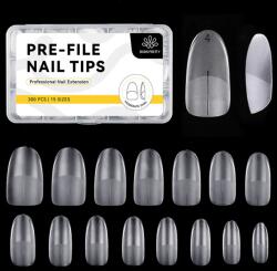 Born Pretty Soft Gel Tip 300 db/box - Ovális (61136)