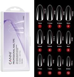 CANNI Soft Gél Tip 240 db-os / 12 méret No. 02 mandula (33051)