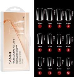 CANNI Soft Gél Tip 240 db-os / 12 méret No. 01 kocka (33051)