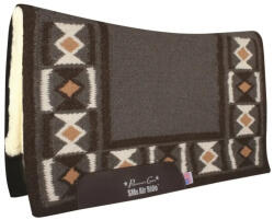  Comfort-Fit SMx Air Ride Western Pad | Hourglass Charcoal/Chocolate ½" x 30" x 34