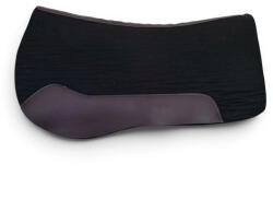  Cayuse Rounder Black merinó filc western nyeregalátét - 78 cm