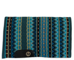  Cayuse TheTeal mélytürkiz western show blanket (bemutató alátét) 79x97 cm