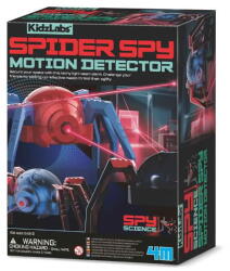 4M Set educativ Spider Spy - Senzor de miscare paianjen