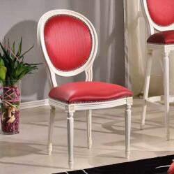 Settimo Scaun dining din lemn Luigi XVI, tapitat, Stil Clasic (EU463)