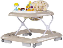 Chipolino Premergator Chipolino Baby Steps, pana la 12 kg, sezut reglabil, 12 melodii, usor de pliat, Bej (PRBS02504BE)