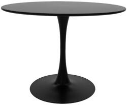 FDY Masa Bucatarie/Dining Brox Rotunda MDF Negru Diametru 100 Cm