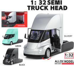 Babyhome Mетален влекач Tesla Semi Truck Head в мащаб 1: 32