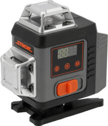 TOYA laser transversal cu autonivelare, verde, cu 16 linii, cu accesorii (18007)