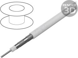 Goobay Cablu Coaxial Goobay CCS PVC Alb 100m Ø7mm Cod 74021 (74021)