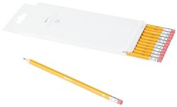 Amazon Basics HB Grafitceruza Fából, Előhegyezett, Radírvégű, Nem Kenő, 12 db-os Csomag
