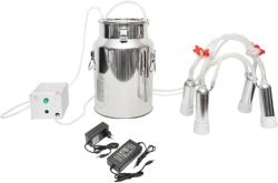 Breckner Germany Aparat de muls portabil cu 1 post pentru vaci bidon inox 18l (DISGM18-Resigilat)