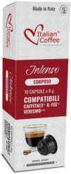 Italian Coffee Capsule Cafea Intenso Italian Coffee, 10 capsule, compatibile cu Tchibo Cafissimo, Caffitaly si Beanz (10CAFICINT)