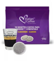 Italian Coffee Capsule Cafea Classico Italian Coffee, 18 paduri, compatibile cu Senseo (AV22)