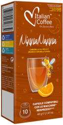 Italian Coffee Capsule Ceai de Musetel, Miere, Portocale si Melatonina, Ninna Nanna Italian Coffee, 10 capsule, compatibile cu Nespresso (10ICNES_NINNANNA)