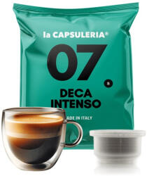 La Capsuleria Capsule Cafea Deca Intenso La Capsuleria, 100 capsule, compatibile cu La Capsuleria (SC04)