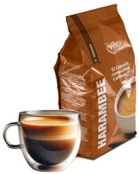 Italian Coffee Capsule Cafea Harambee Italian Coffee, 12 capsule, compatibile cu Tchibo Cafissimo, Caffitaly si Beanz (CC05)