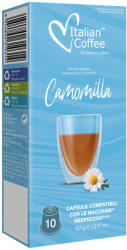 Italian Coffee Capsule Ceai de Musetel Italian Coffee, 10 capsule, compatibile cu Nespresso (10ICNES_CAMOMILLA)