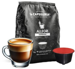 La Capsuleria Capsule Cafea Allegri Espresso La Capsuleria, 16 capsule, compatibile cu Dolce Gusto (DG02)