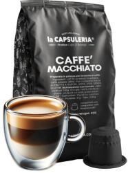 La Capsuleria Capsule Cafea Macchiato La Capsuleria, 10 capsule, compatibile cu Nespresso (CN22)